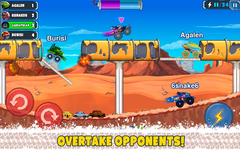 Screenshot 1: Car Eats Car Multiplayer Race