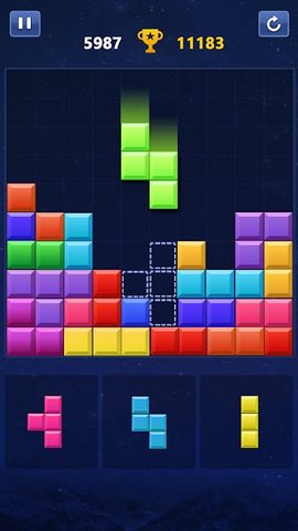 Screenshot 2: Block Puzzle-Free Classic Block Puzzle Game