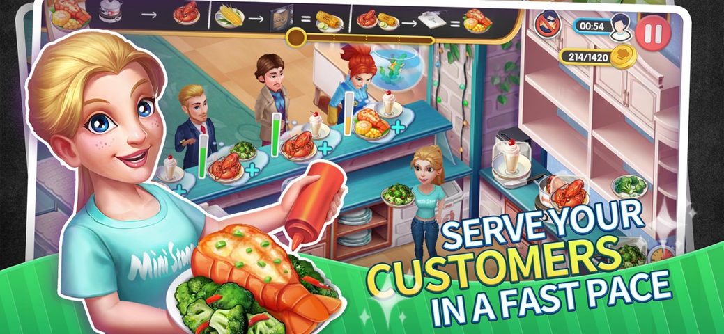 Screenshot 2: My Restaurant Empire : Cooking 12+