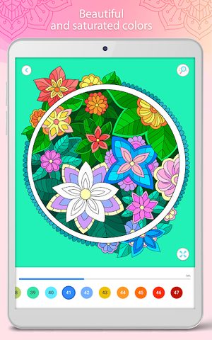 Screenshot 13: Color by Number – Mandala Book