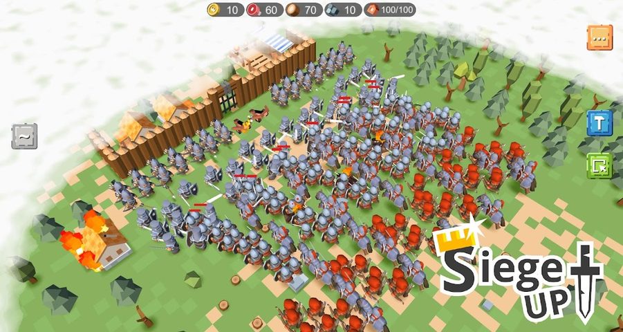 Screenshot 1: RTS Siege Up! - Medieval War