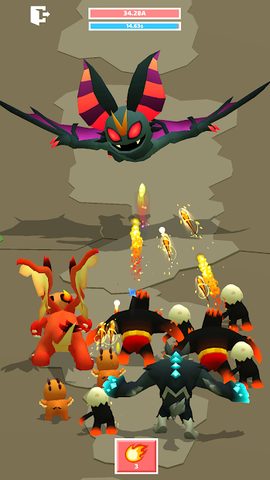Screenshot 1: Merge Monster Evolution