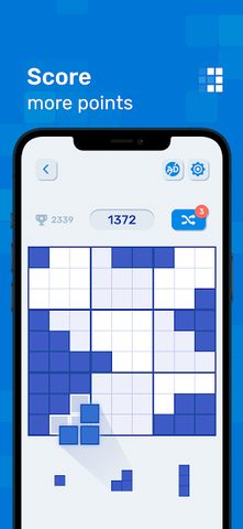 Screenshot 1: Just Block - Puzzle Brick Game