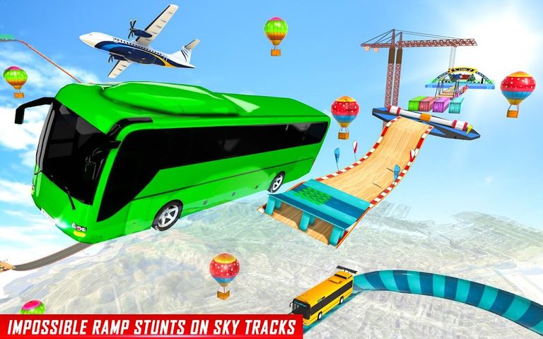 Screenshot 1: Bus Ramp Stunt Games Offline