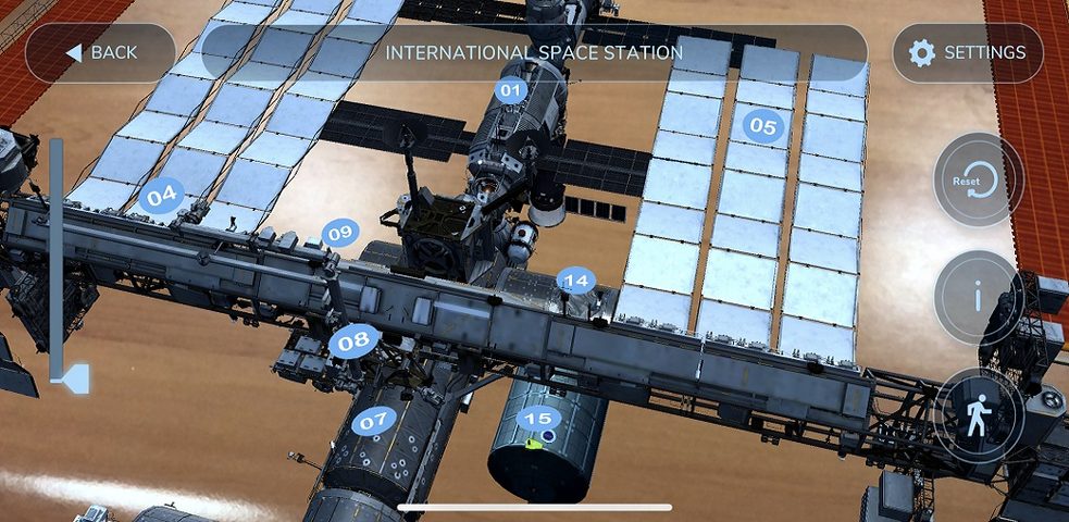 Screenshot 2: ISS ExplorAR