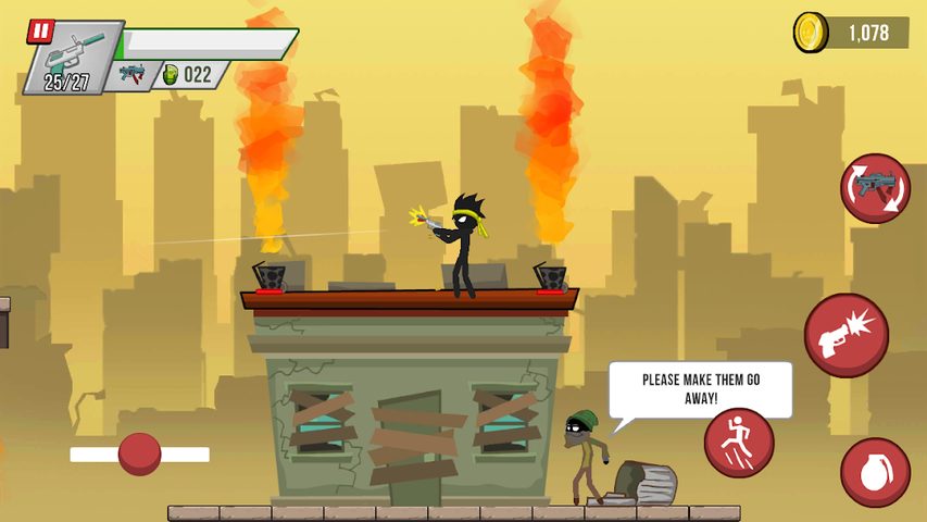 Screenshot 14: Stickman vs Zombies