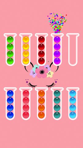 Screenshot 1: Sort It 2D - Ball Sort Puzzle