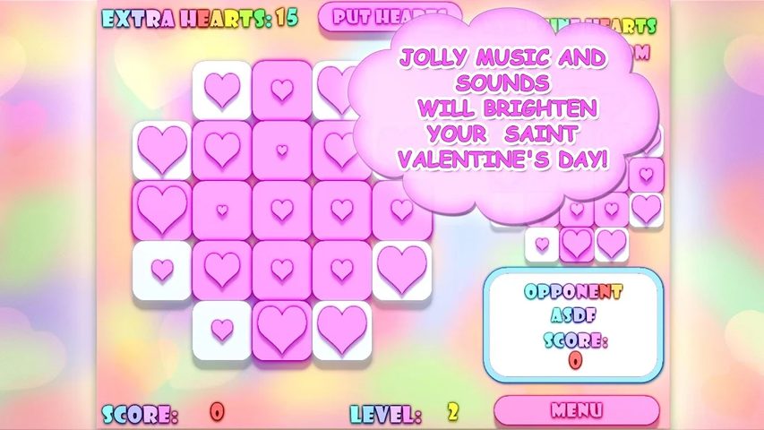 Screenshot 23: Valentine Hearts Collapse Game