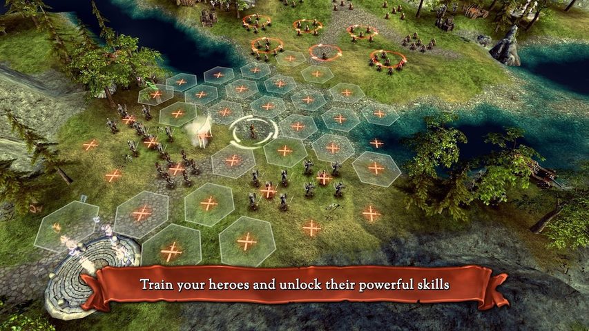 Screenshot 1: Hex Commander: Fantasy Heroes