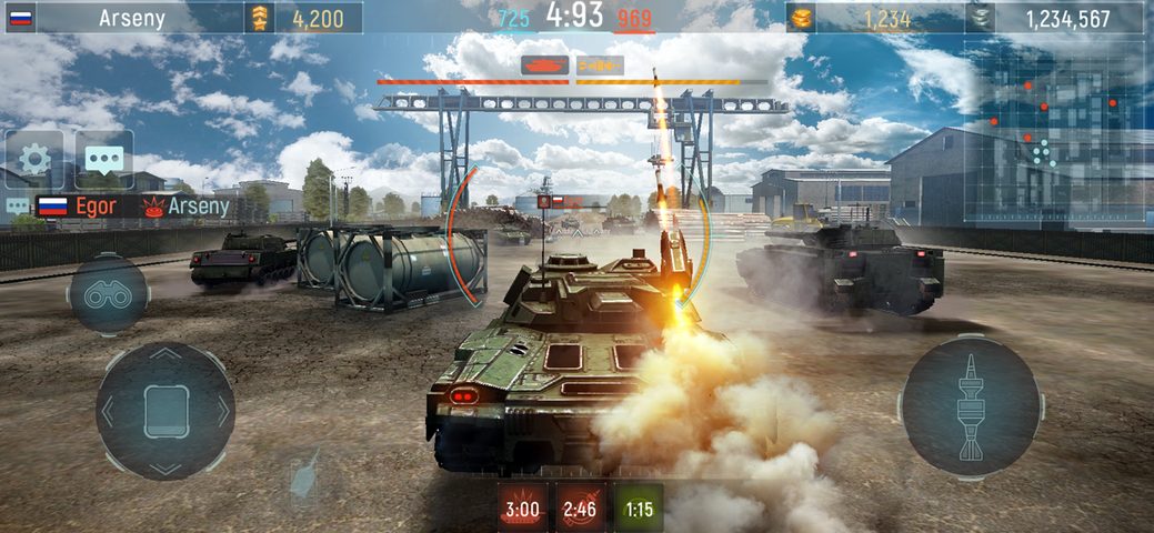 Screenshot 4: Modern Tanks: World of War PvP 12+