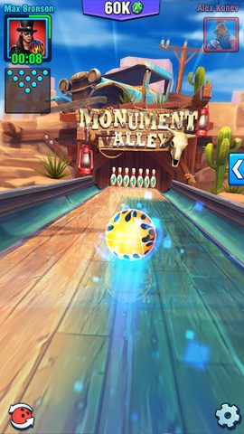 Screenshot 1: Bowling Crew — 3D bowling game