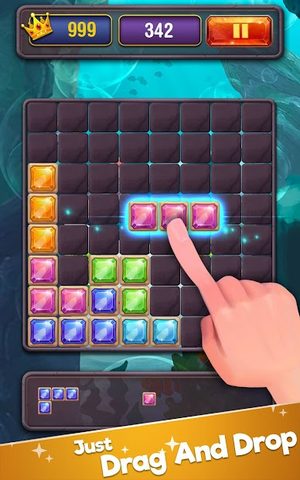 Screenshot 1: Block Puzzle Jewel Blast - Classic Puzzle Game