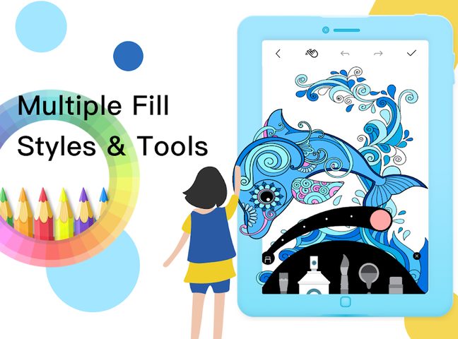 Screenshot 11: Spin Coloring 2019: Coloring Pages via Wheel Spin