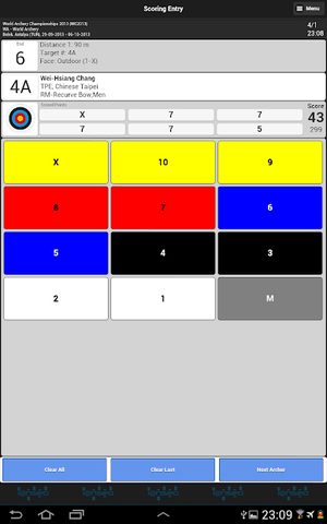 Screenshot 19: Ianseo Scorekeeper