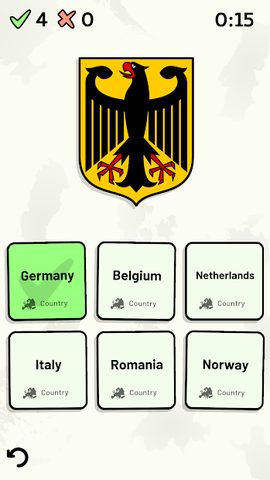 Screenshot 6: Countries of Europe Quiz
