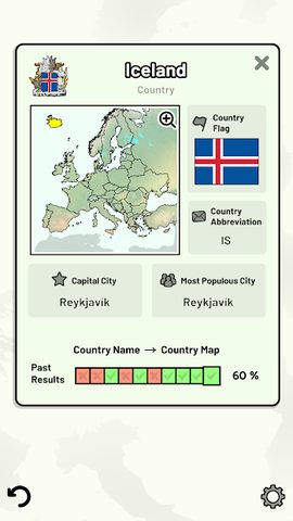 Screenshot 5: Countries of Europe Quiz