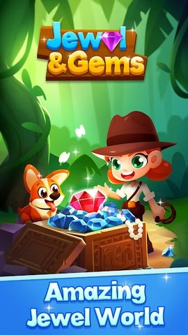 Screenshot 2: Jewel & Gems Mania 2020 - Match In Temple & Jungle