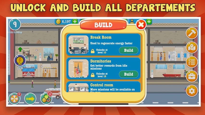Screenshot 4: Fire Inc: Classic fire station tycoon builder game