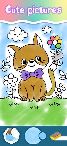 Screenshot 3: Princess coloring book pages