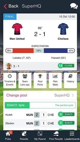 Screenshot 4: Superbru Predictor & Fantasy Sports Games