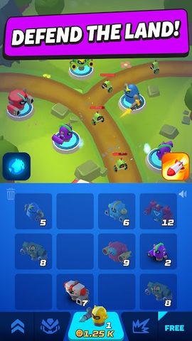 Screenshot 1: Merge Tower Bots