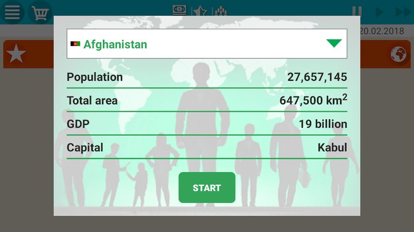 Screenshot 1: President Simulator Lite