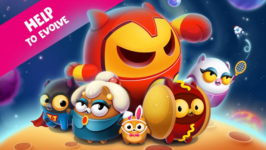 Screenshot 2: Space Cat Evolution: Kitty col