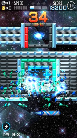 Screenshot 1: Astroball - Brick Breaker (Ad Free)