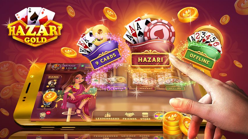 Screenshot 1: Hazari Gold- (1000 Points Game) & 9 Cards online