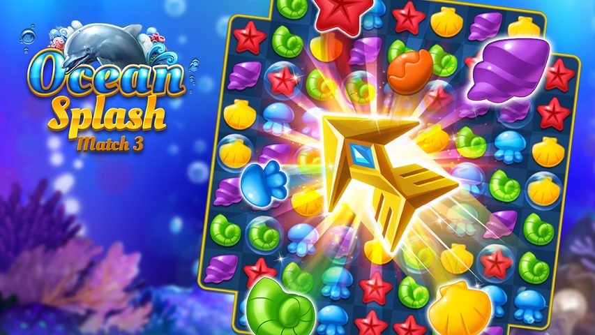 Screenshot 1: Ocean Splash: Puzzle Games