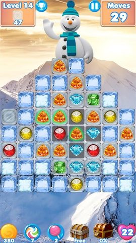 Screenshot 5: Snowman Swap - match 3 games and Christmas Games