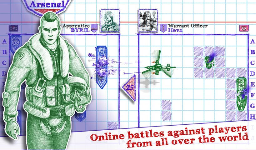 Screenshot 1: Sea Battle 2