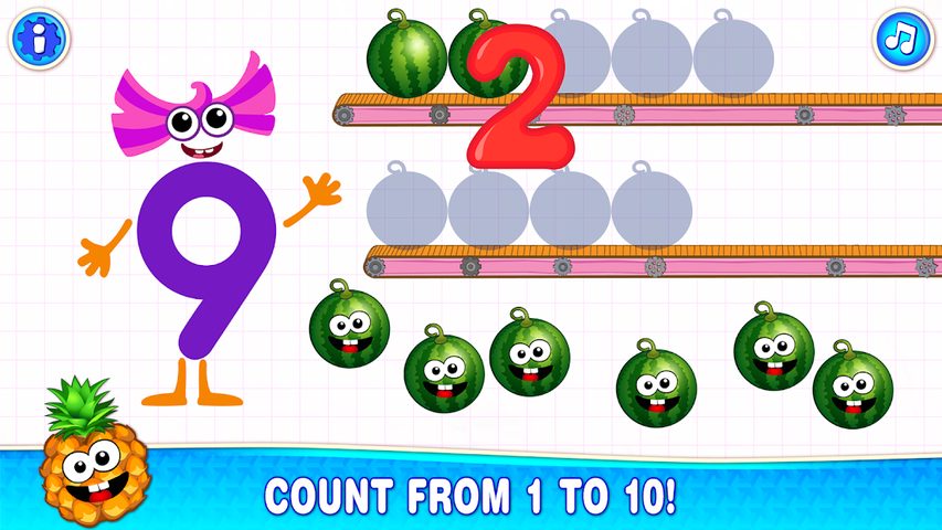 Screenshot 4: Learning numbers for kids!