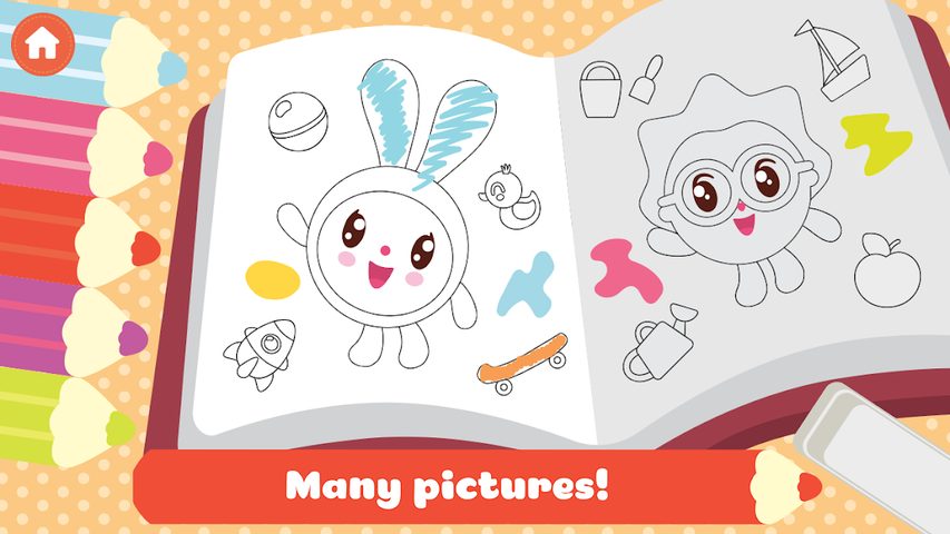 Screenshot 3: BabyRiki: Kids Coloring Game!