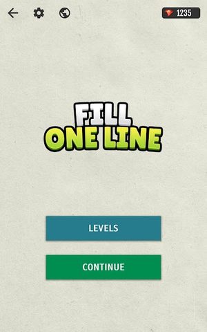 Screenshot 1: Fill One Line - Color Puzzle G