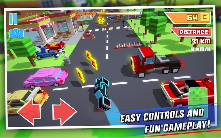 Screenshot 11: Crossy Brakes: Blocky Road Fun