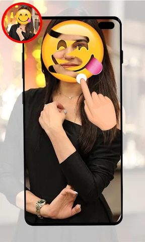 Screenshot 1: Girls Face Emoji Remover – Fac