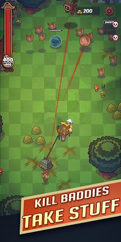 Screenshot 1: Cannon Ballers - Roguelite!