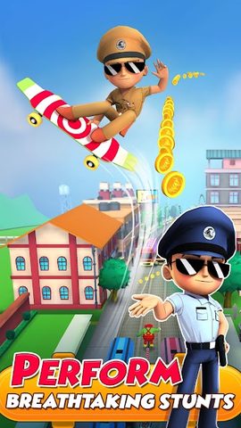 Screenshot 3: Little Singham Super Skater