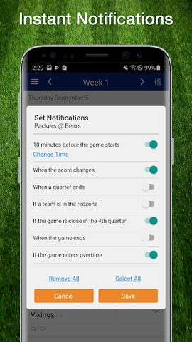 Screenshot 4: Scores App: Football Live Plays, Stats 2021 Season