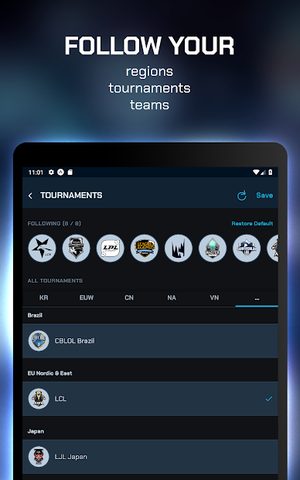 Screenshot 16: ParaScore - LoL Schedule, Scores, Standings, Stats