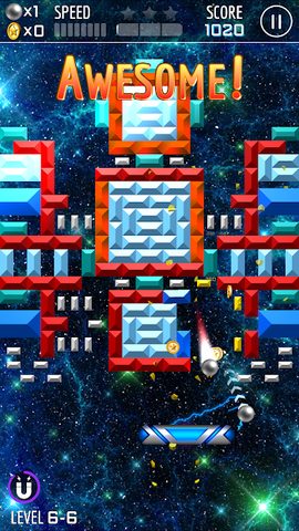 Screenshot 3: Astroball - Brick Breaker (Ad Free)
