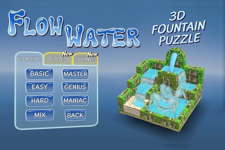 Screenshot 1: Flow Water Fountain 3D Puzzle