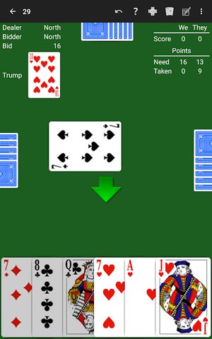 Screenshot 9: 29 Card Game by NeuralPlay