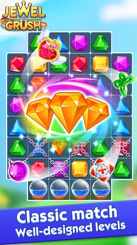 Screenshot 1: Jewel Crush™ - Match 3 Legend