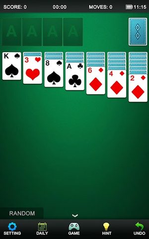 Screenshot 1: Solitaire!