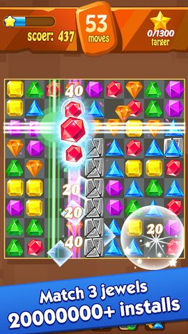 Screenshot 1: Jewels Classic - Jewel Legend