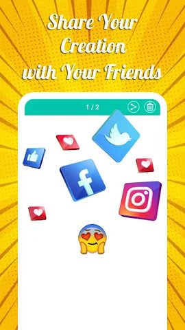Screenshot 3: Emoji Maker: Funny Stickers