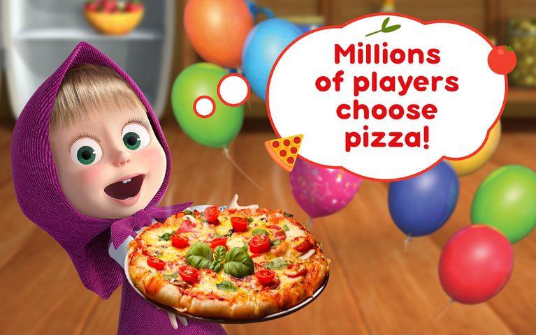 Screenshot 9: Masha and the Bear Pizza Maker