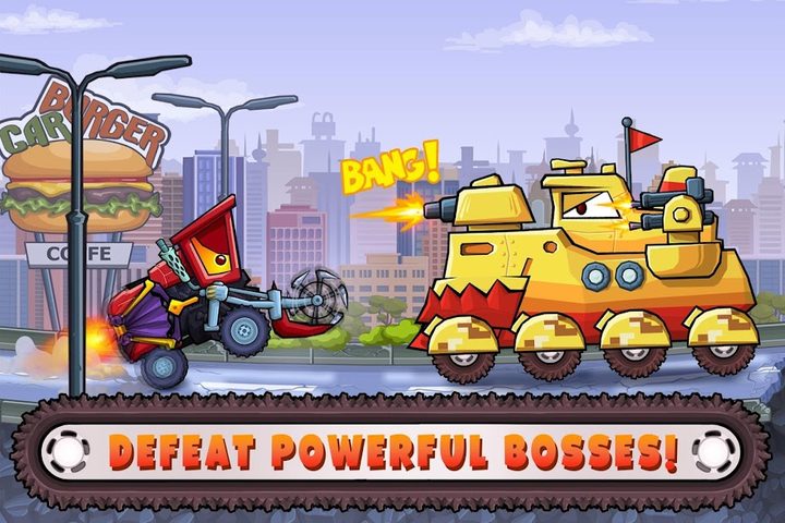 Screenshot 1: Car Eats Car 3 Hill Climb Race